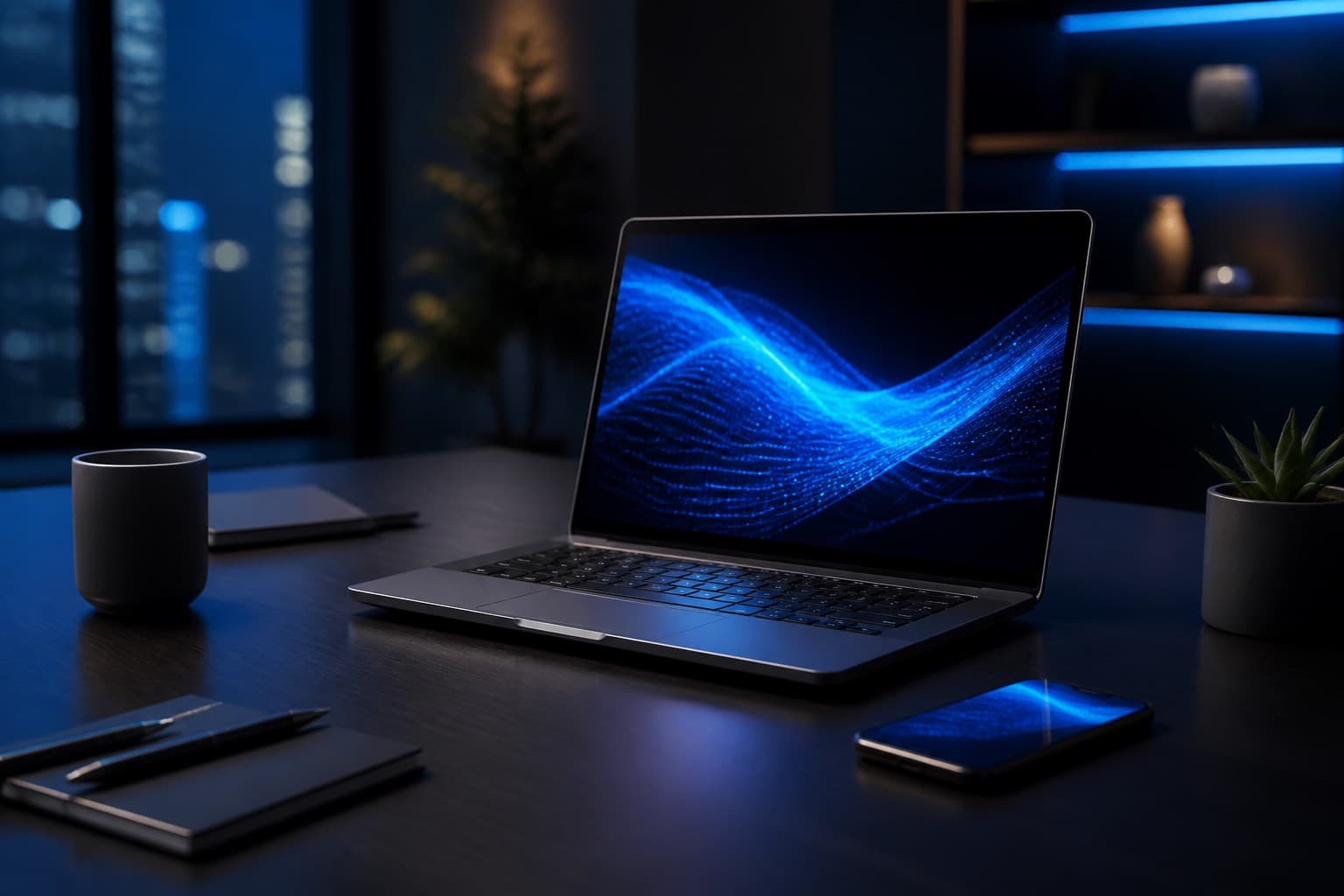 Escritorio profesional ATRIX listo para atender tu cotización