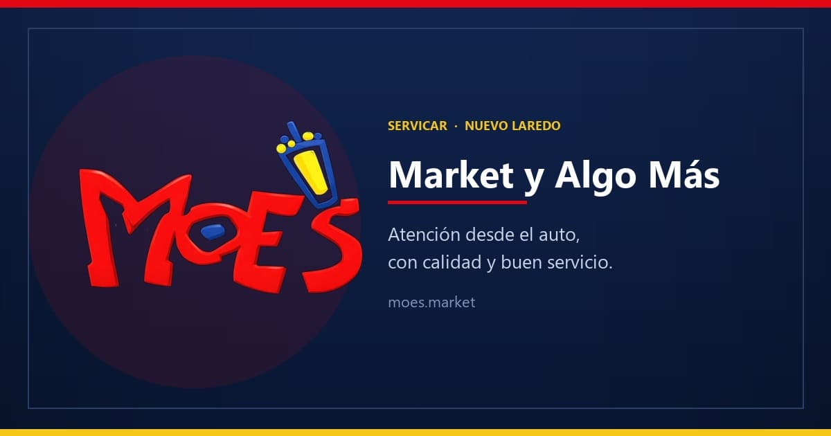 Vista previa de MOE'S Market y Algo Más