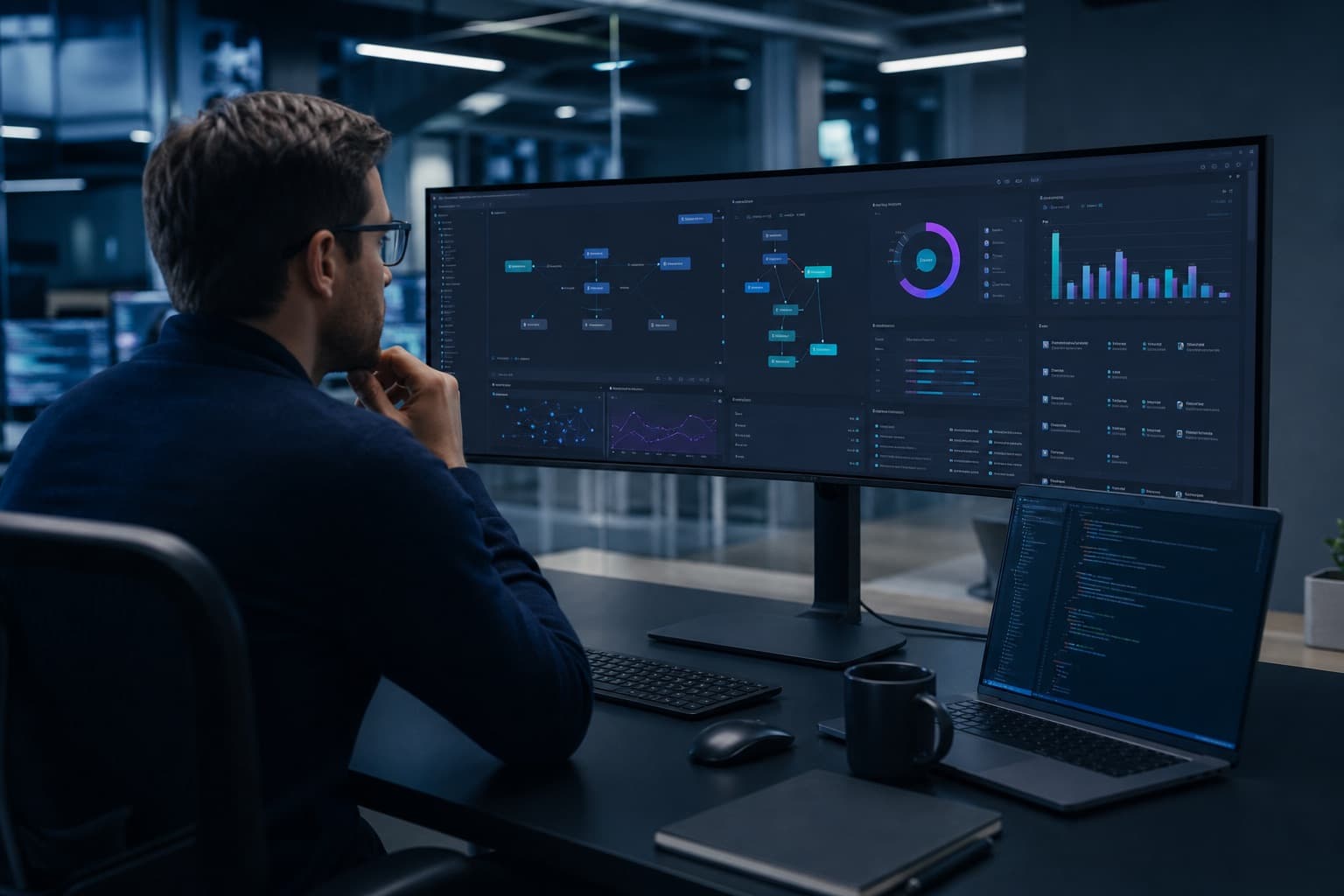 Desarrollo de software y paneles a la medida con IA aplicada