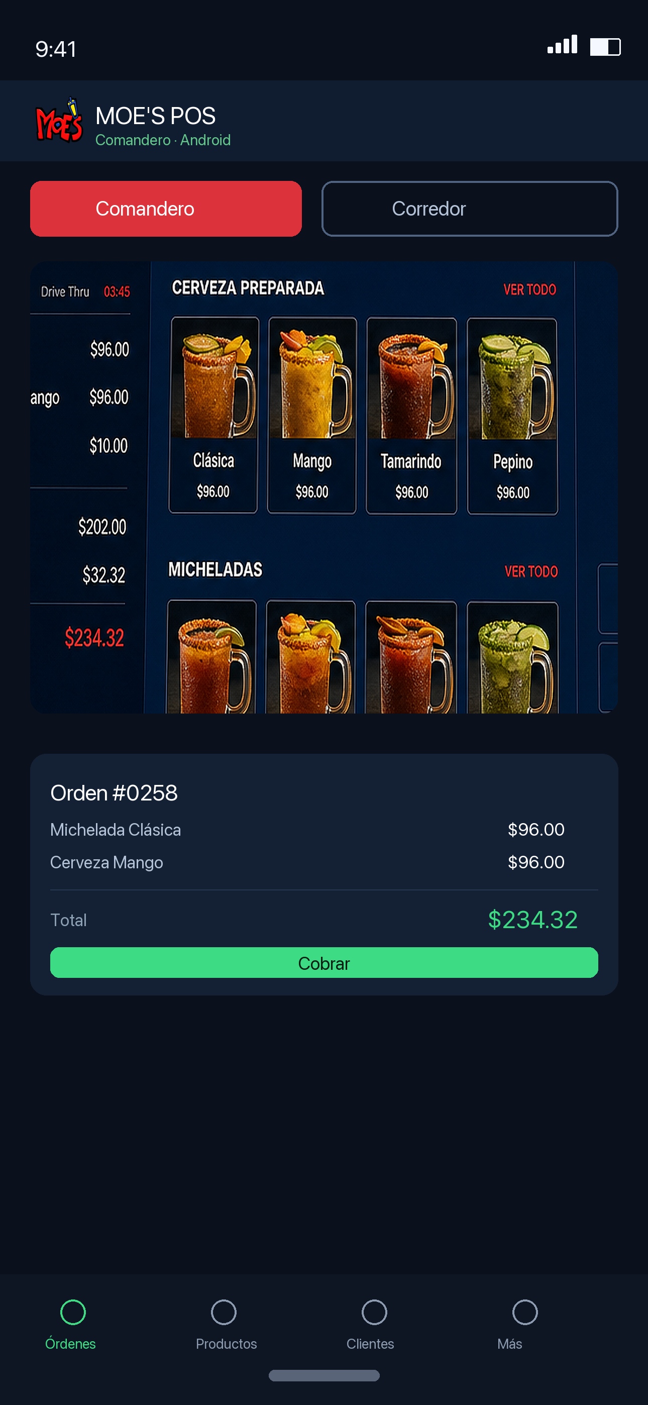 MOE'S POS en Android